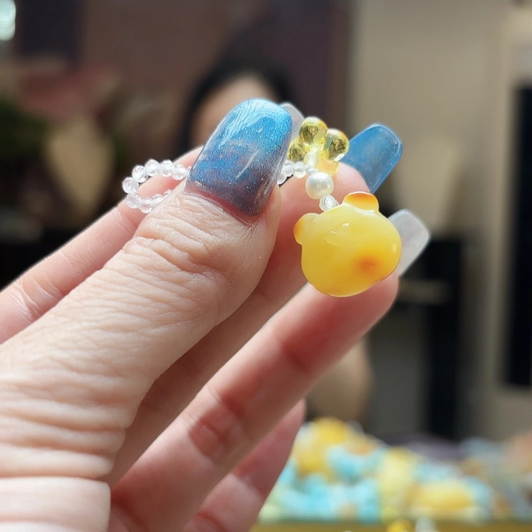 琥珀未镶嵌手镯琥珀