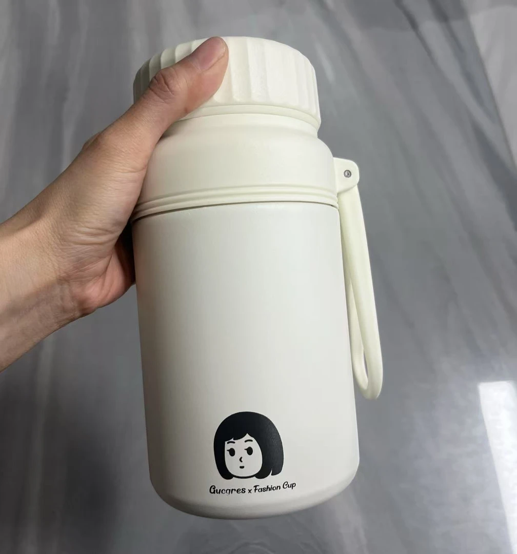 爆款大容量大号宽口保温杯