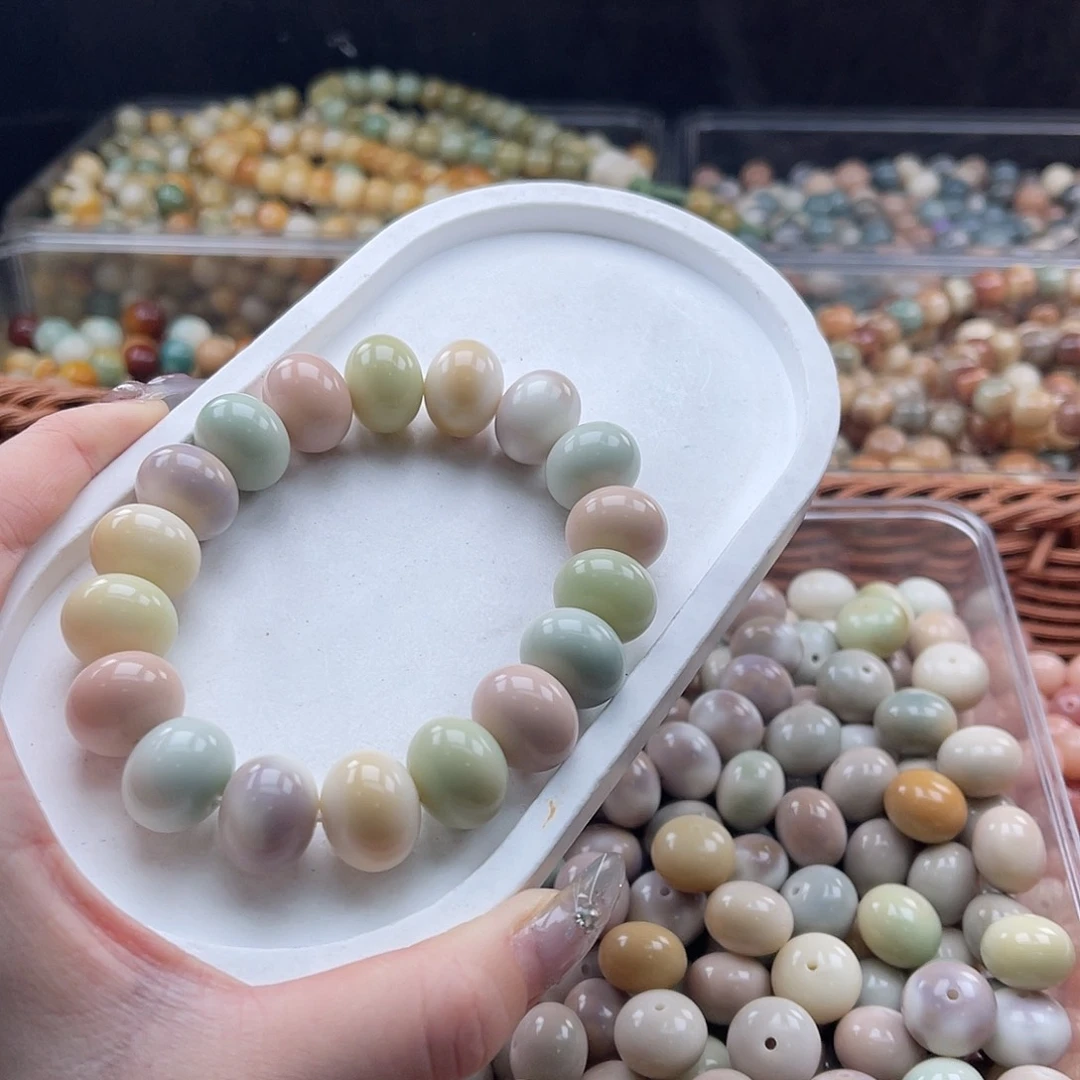 白玉菩提吊坠c16mm/18+2颗