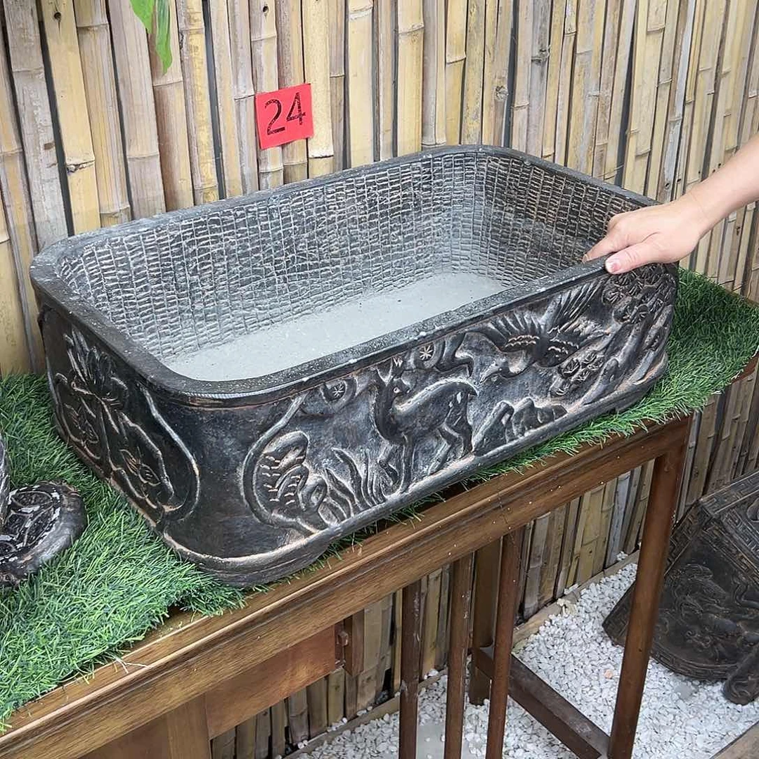 60长的鱼缸花盆也