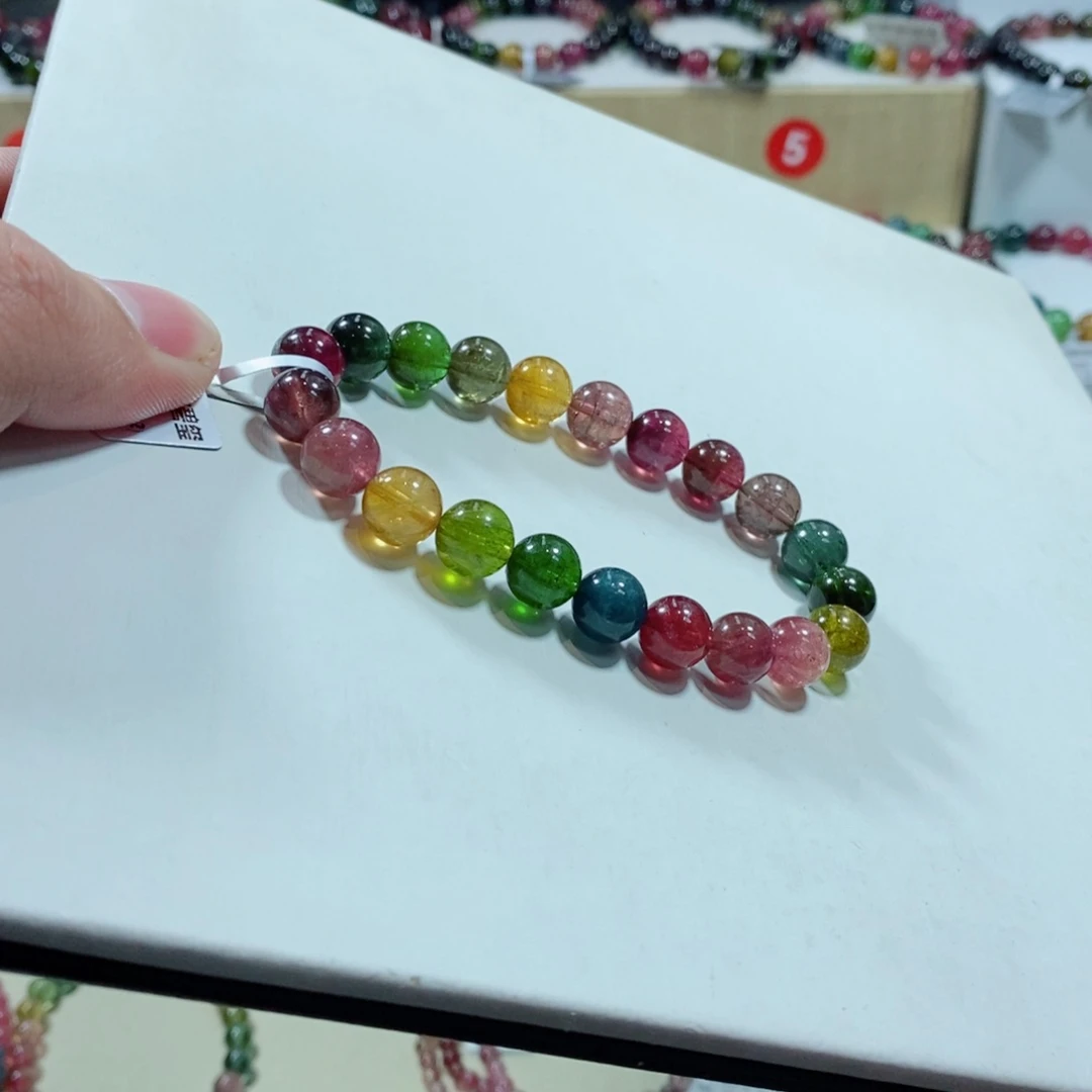 碧玺手链未镶嵌蜗*?碧玺