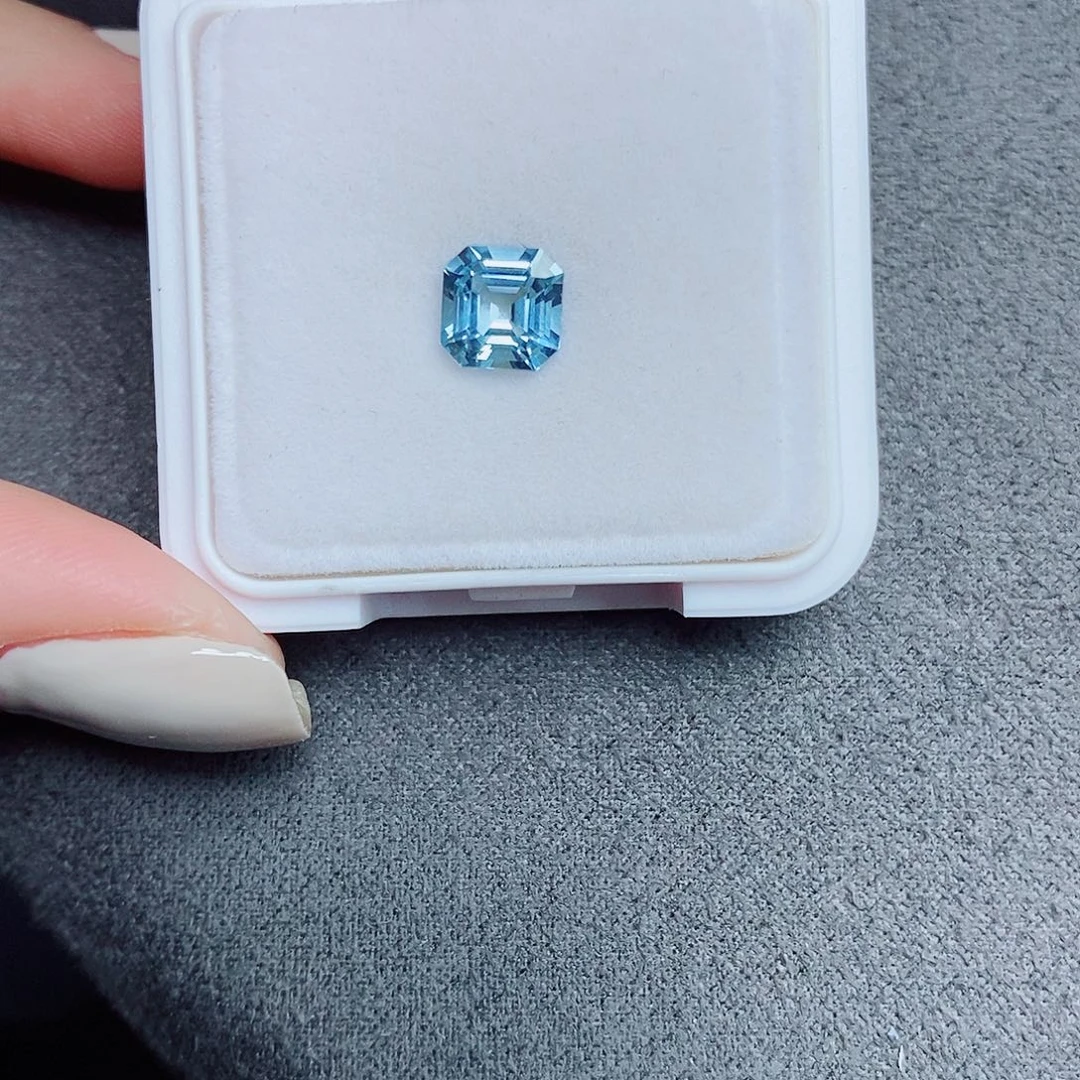 海蓝宝石裸石裸石1.28ct