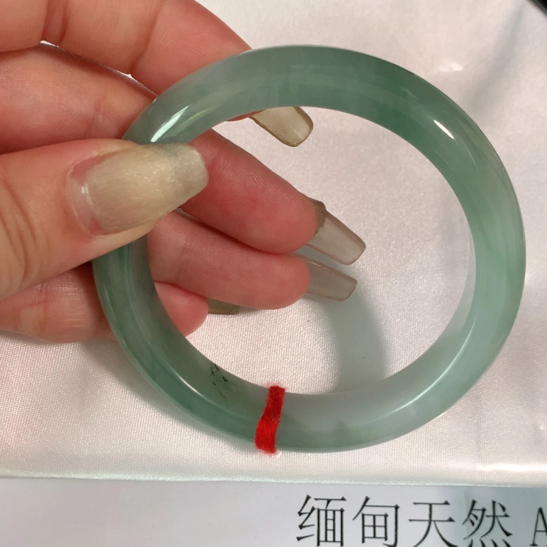 翡翠未镶嵌手镯b0517-5