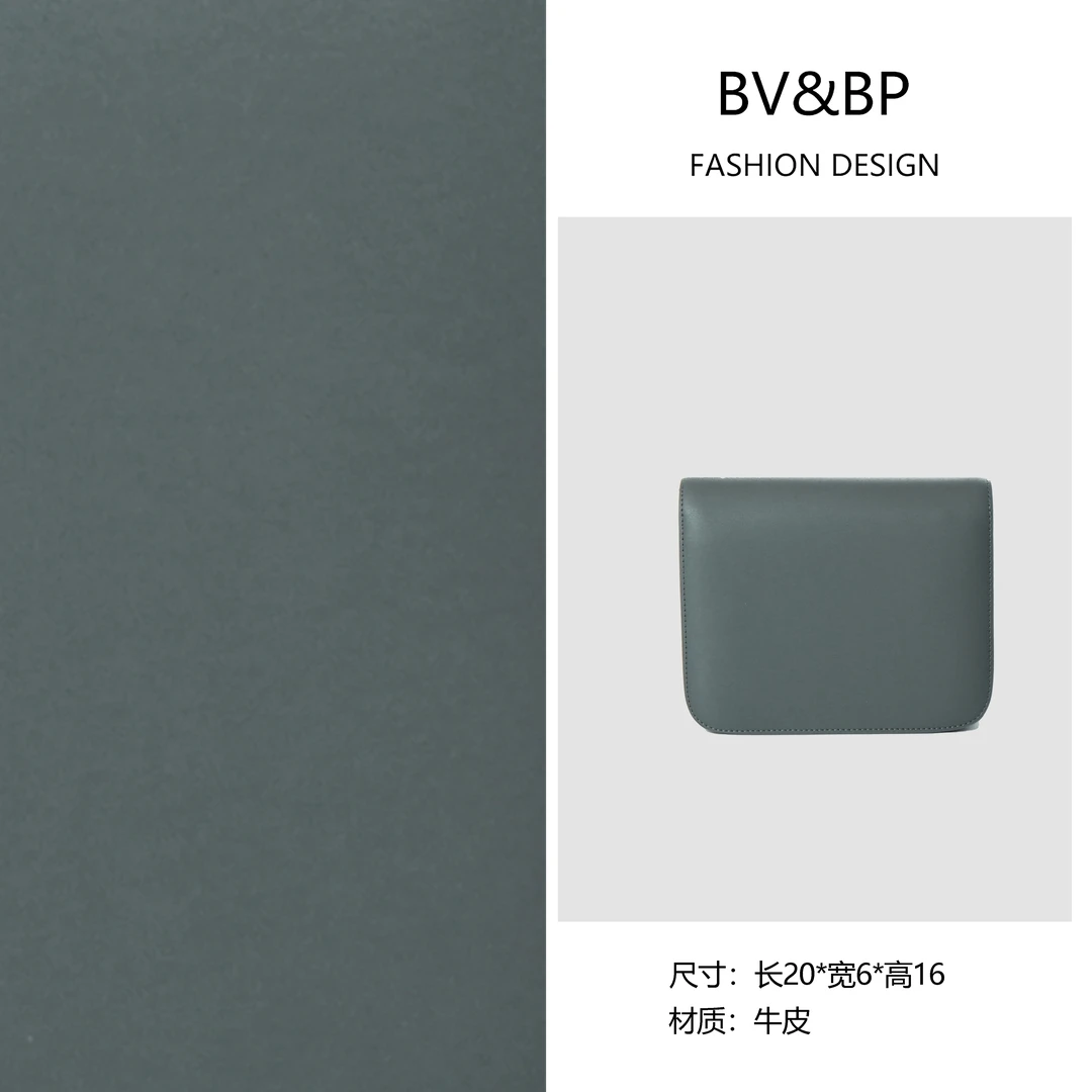 BV&BP· 原创设计 真皮高定手提单肩包  BV316-灰色