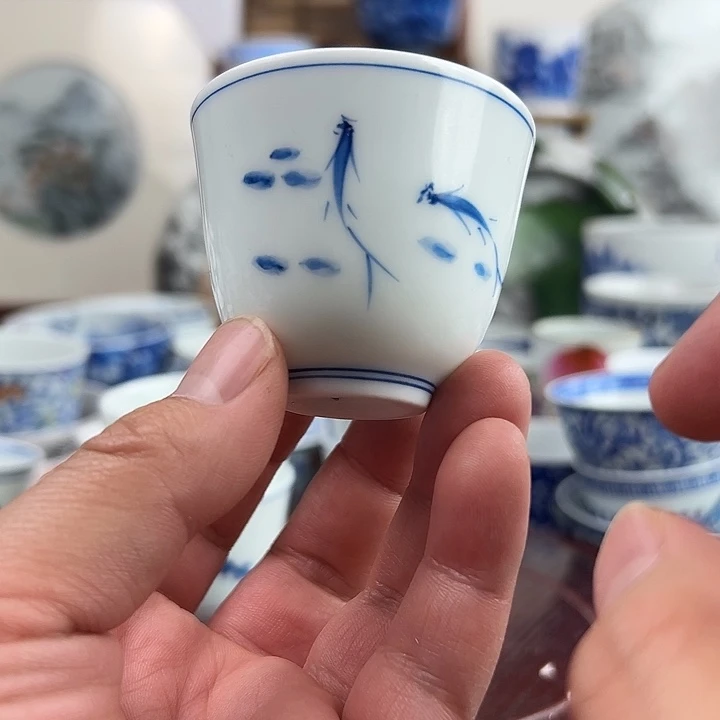 景德镇陶瓷手绘杯子