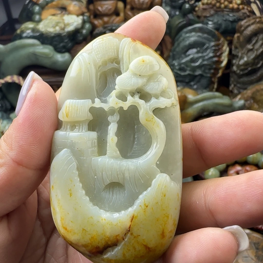 透闪石质玉未镶嵌珠宝奇石