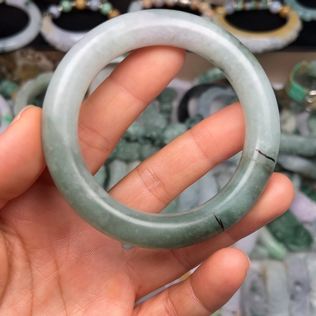 定制翡翠未镶嵌大胖圆条