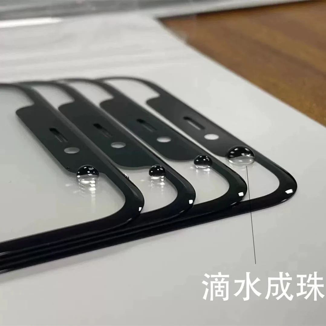 适用于苹果手机-15系列原装黑色仿盖板，原孔，贴好OCA