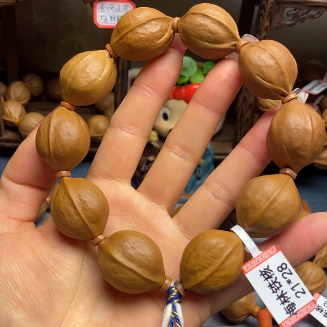 橄榄核手串/手链梅林铁21/28左右