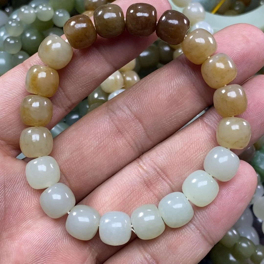 和田玉手链未镶嵌骏*