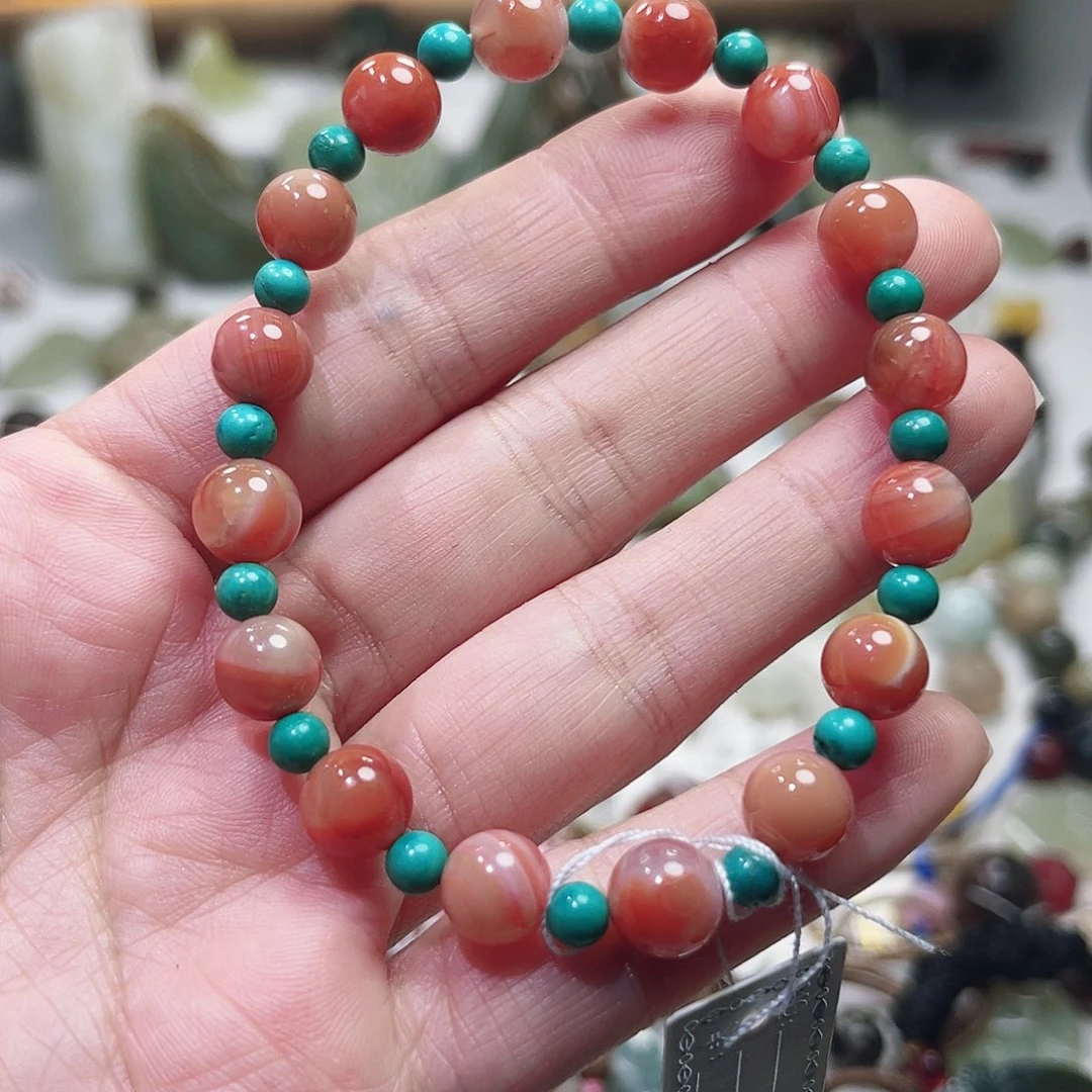 玛瑙/玉髓颈饰合金