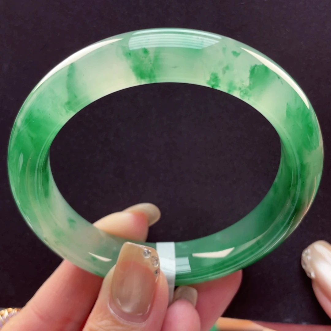 石英质玉未镶嵌手镯56-57