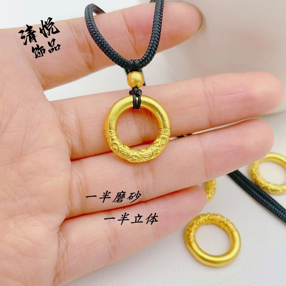 【祥云平安扣吊坠】金箍棒挂坠高级时尚ins小饰品