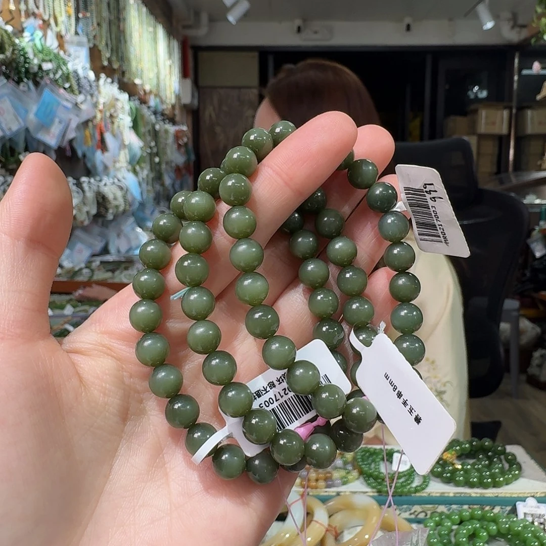 和田玉未镶嵌手链拍一发一多样性发货