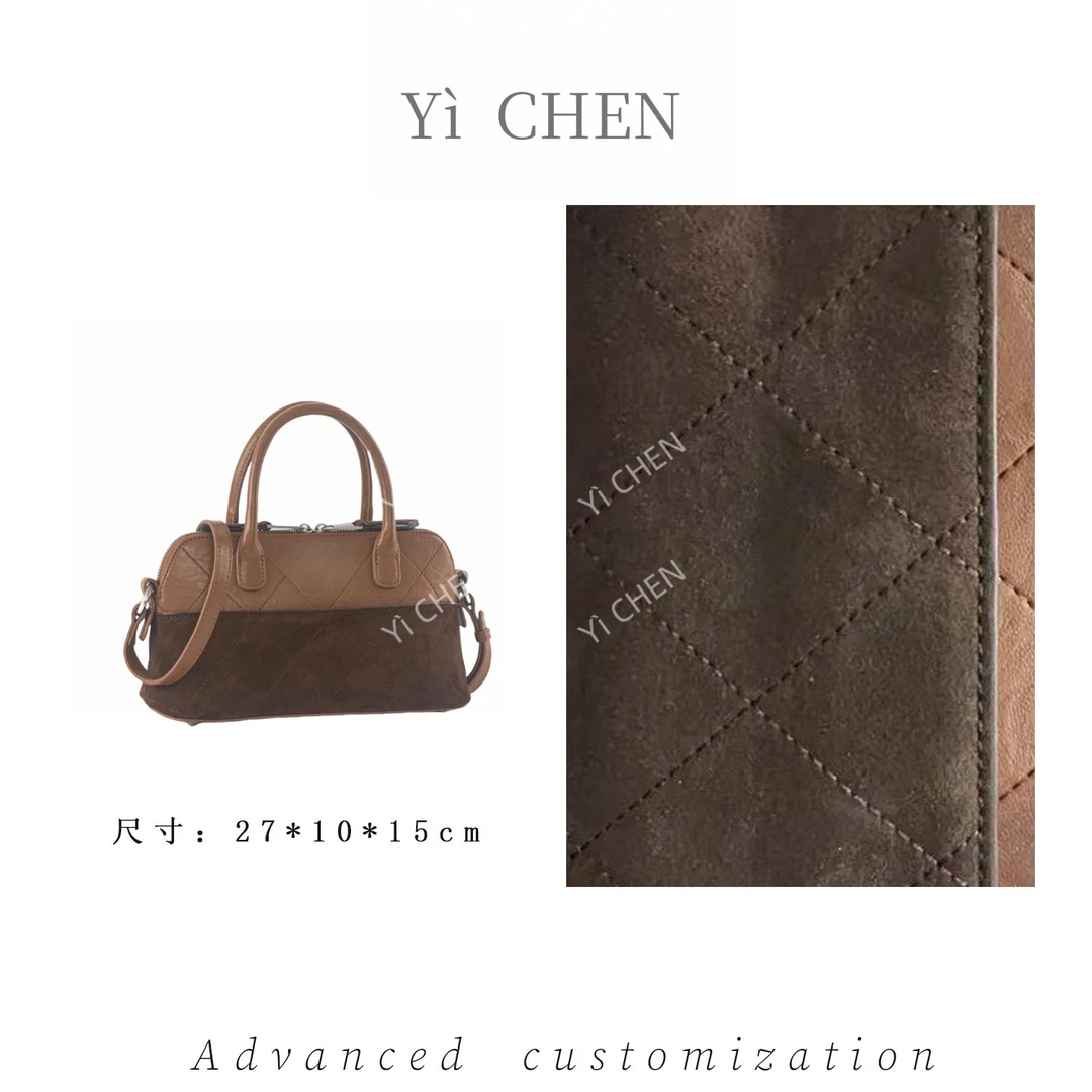 【Yì CHEN】ZT-95026-鹿皮咖 简约时尚女士新款轻奢单肩斜跨包