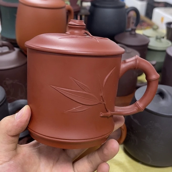 茶杯紫砂微瑕宜兴紫砂