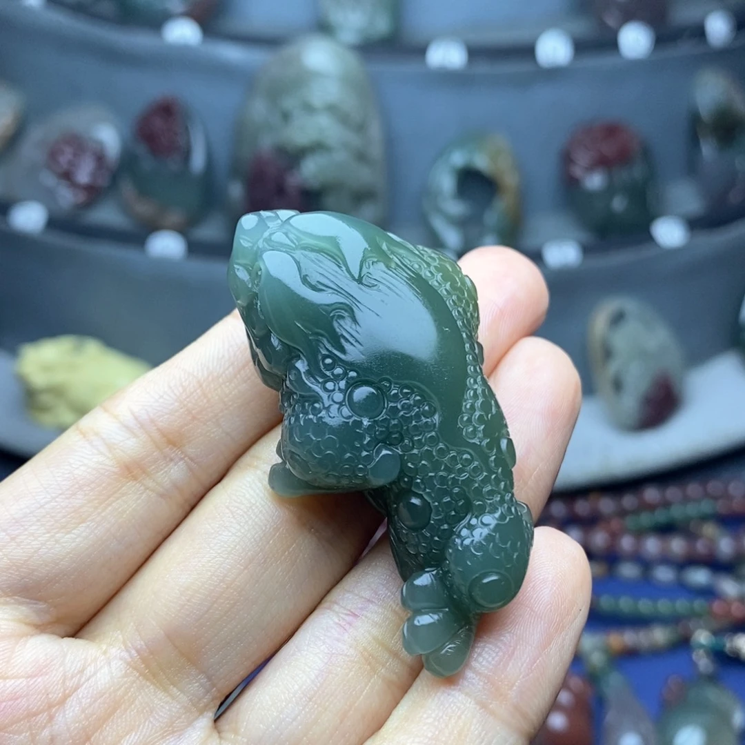 紫***缘玛瑙/玉髓吊坠(不含链)未镶嵌