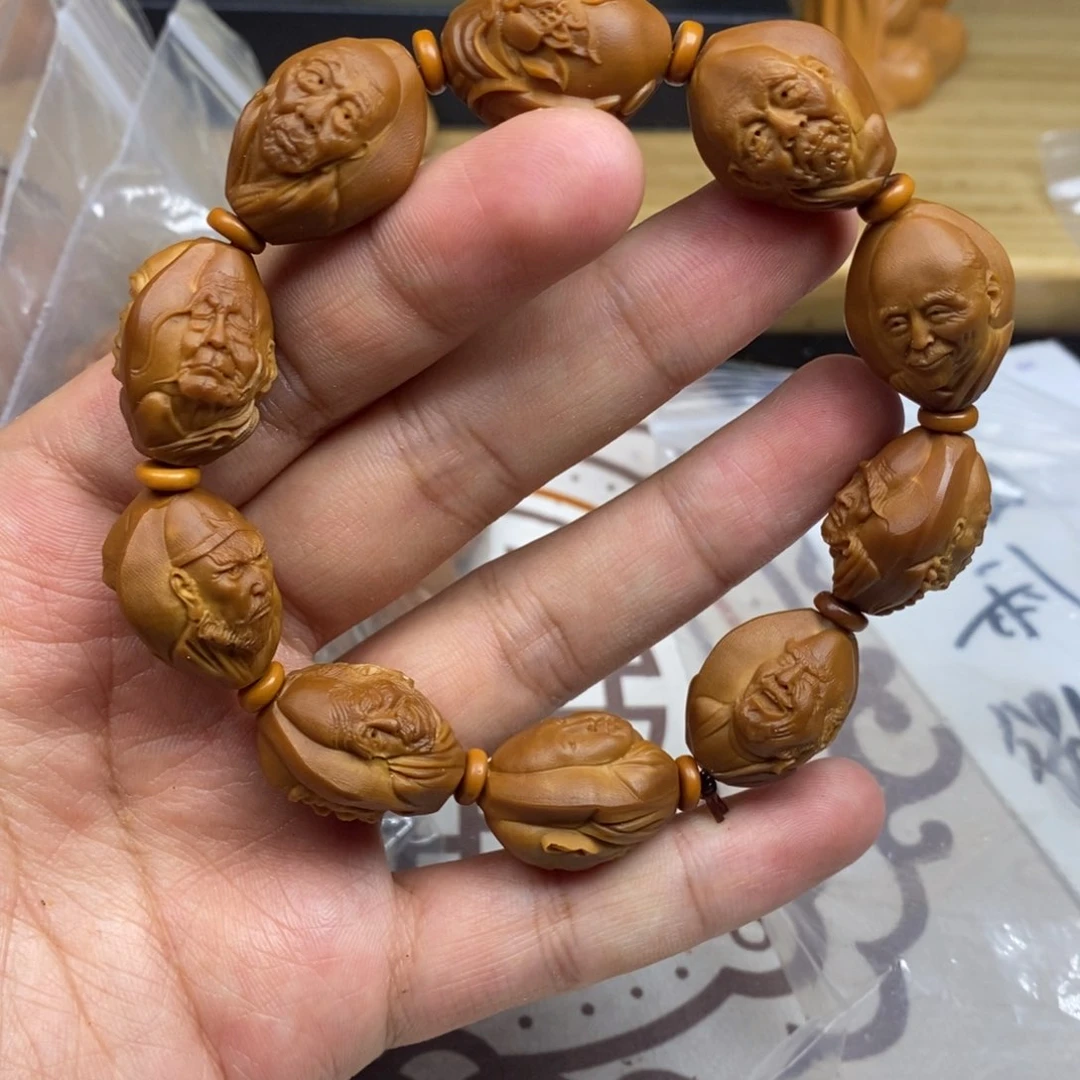 橄榄核手串/手链橄榄核雕刻工艺品宇