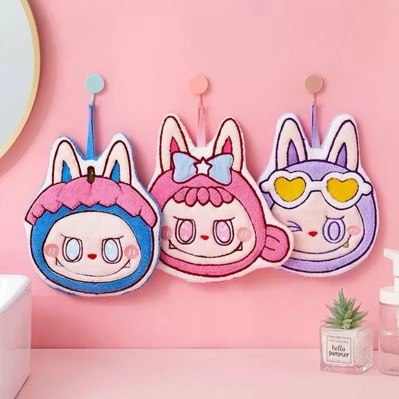 【拉布擦手巾】可爱风卫生间厨房擦手巾