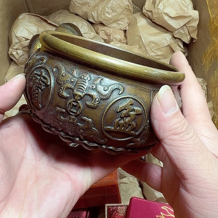 铜器摆件收收藏藏