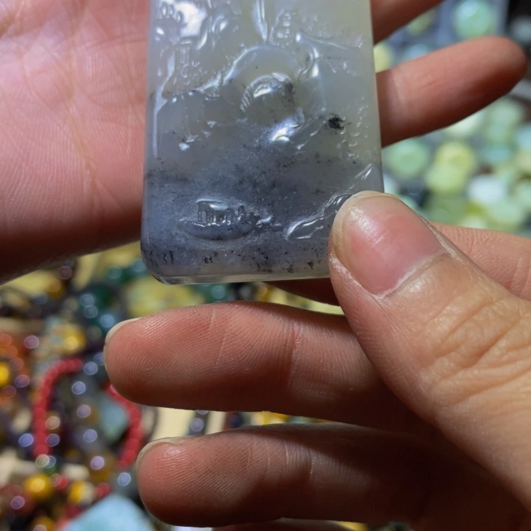 【闪购商品】蛇纹石玉颈饰未镶嵌乐*63