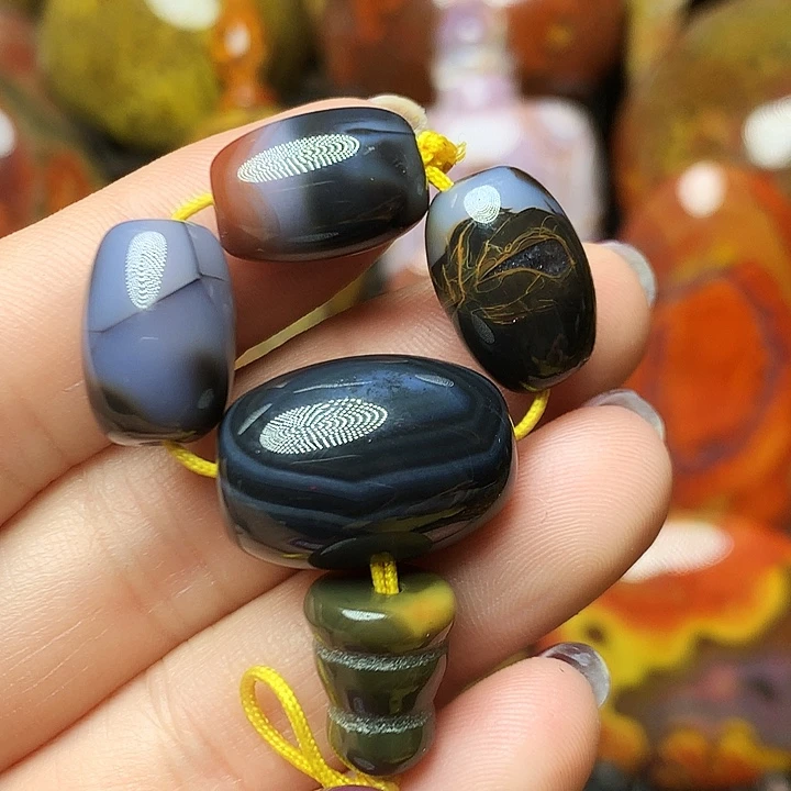 玛瑙/玉髓未镶嵌手链