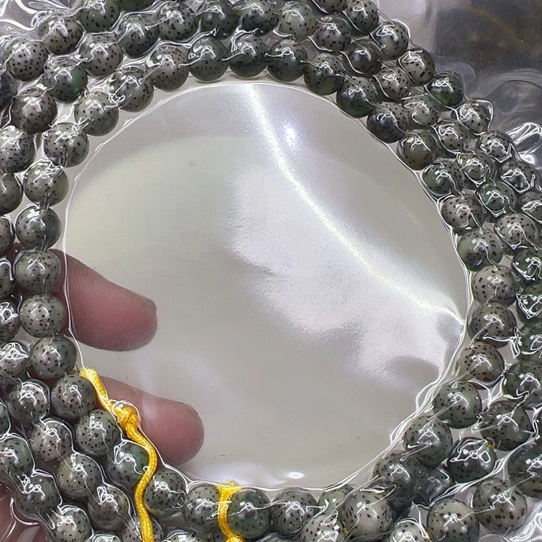 手串星月菩提54殿堂绿包白星月菩提108-8左右