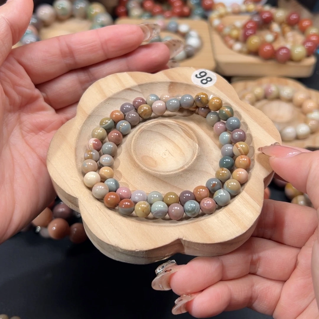 暮***石英质玉未镶嵌手链124