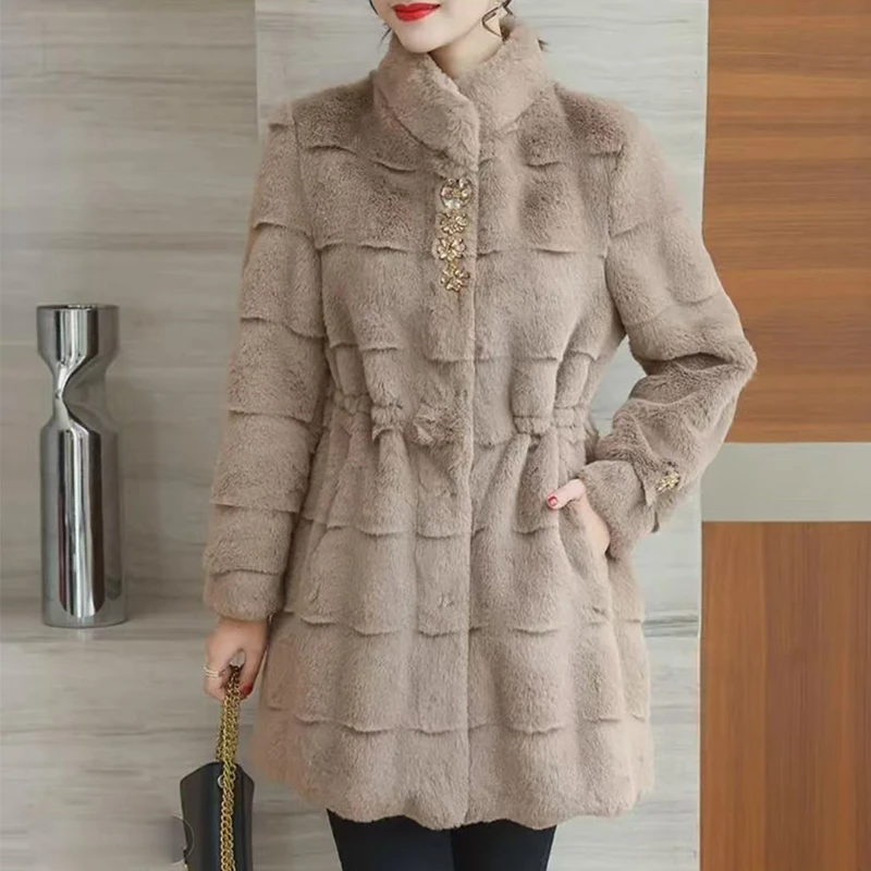 冬季轻奢女装时尚外套新款百搭气质外套K002