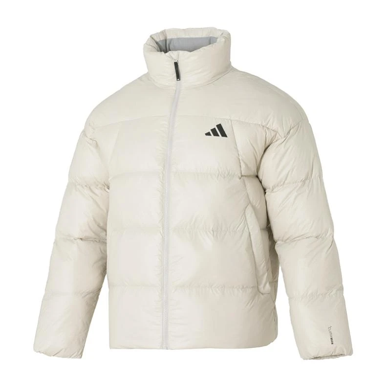 阿迪达斯官方短款立领羽绒服男冬季新款户外保暖外套运动服KQ5498