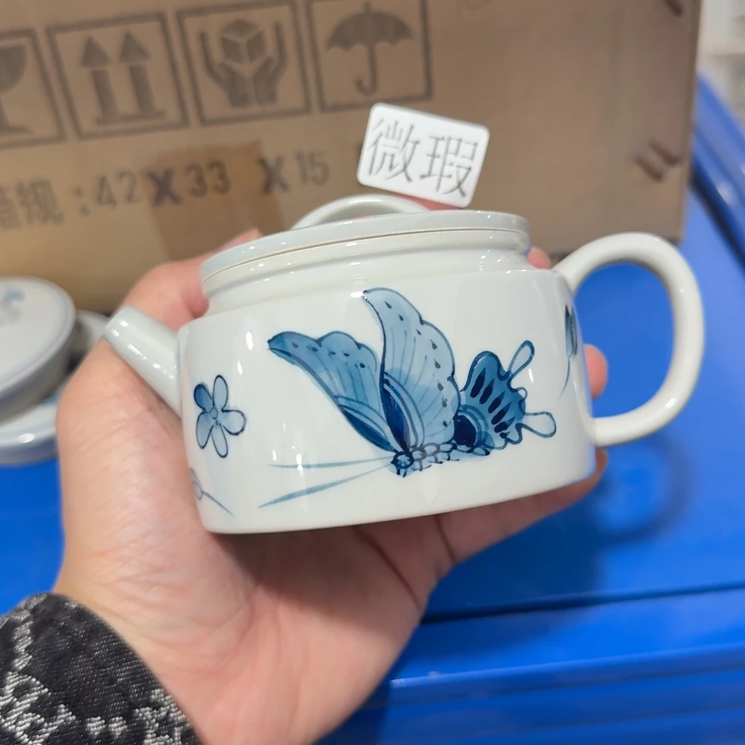 釉下彩纯手绘微瑕