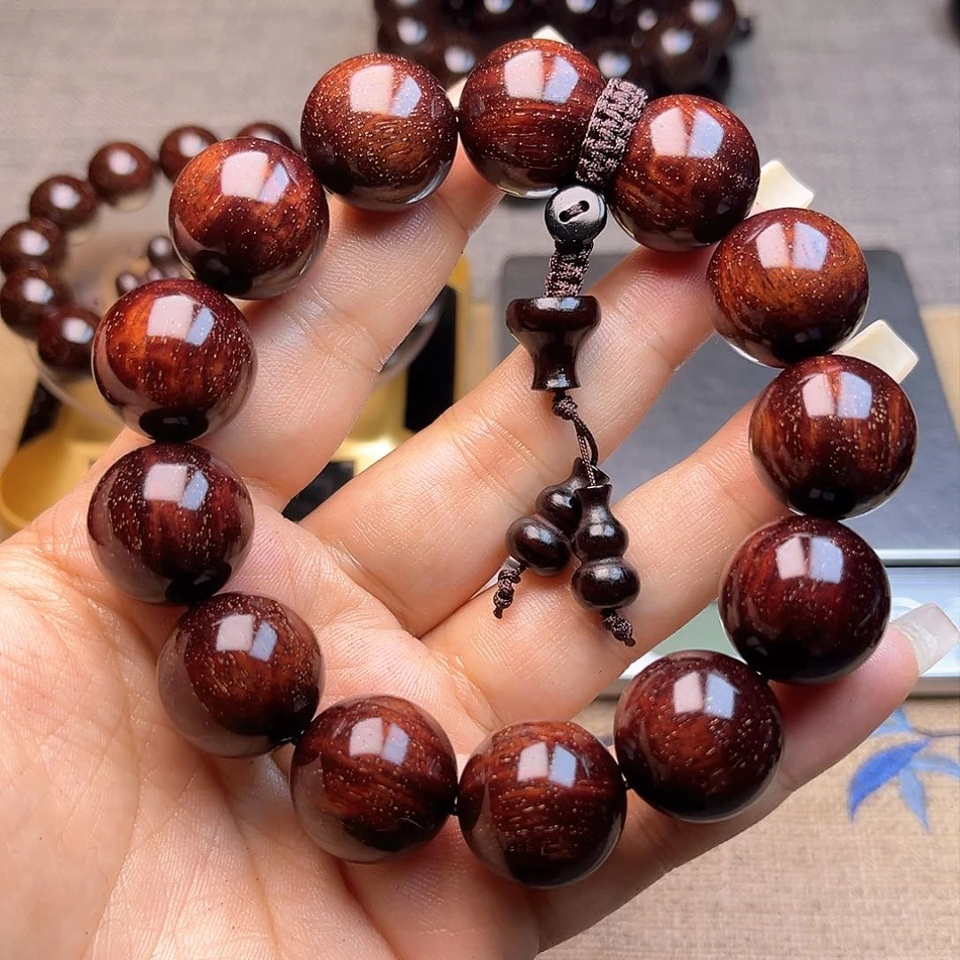 檀香紫檀（小叶紫檀）1.8 13颗满星 水波纹