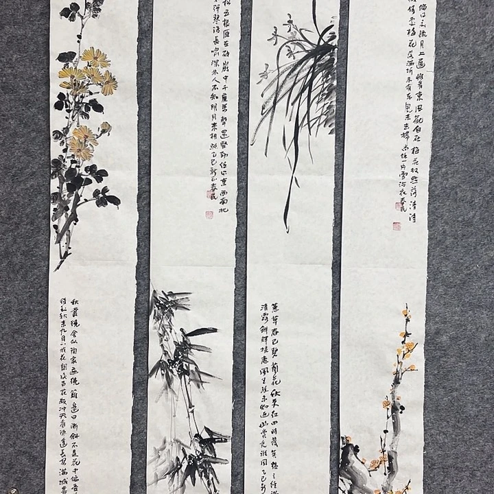 国画闲堂春民作品