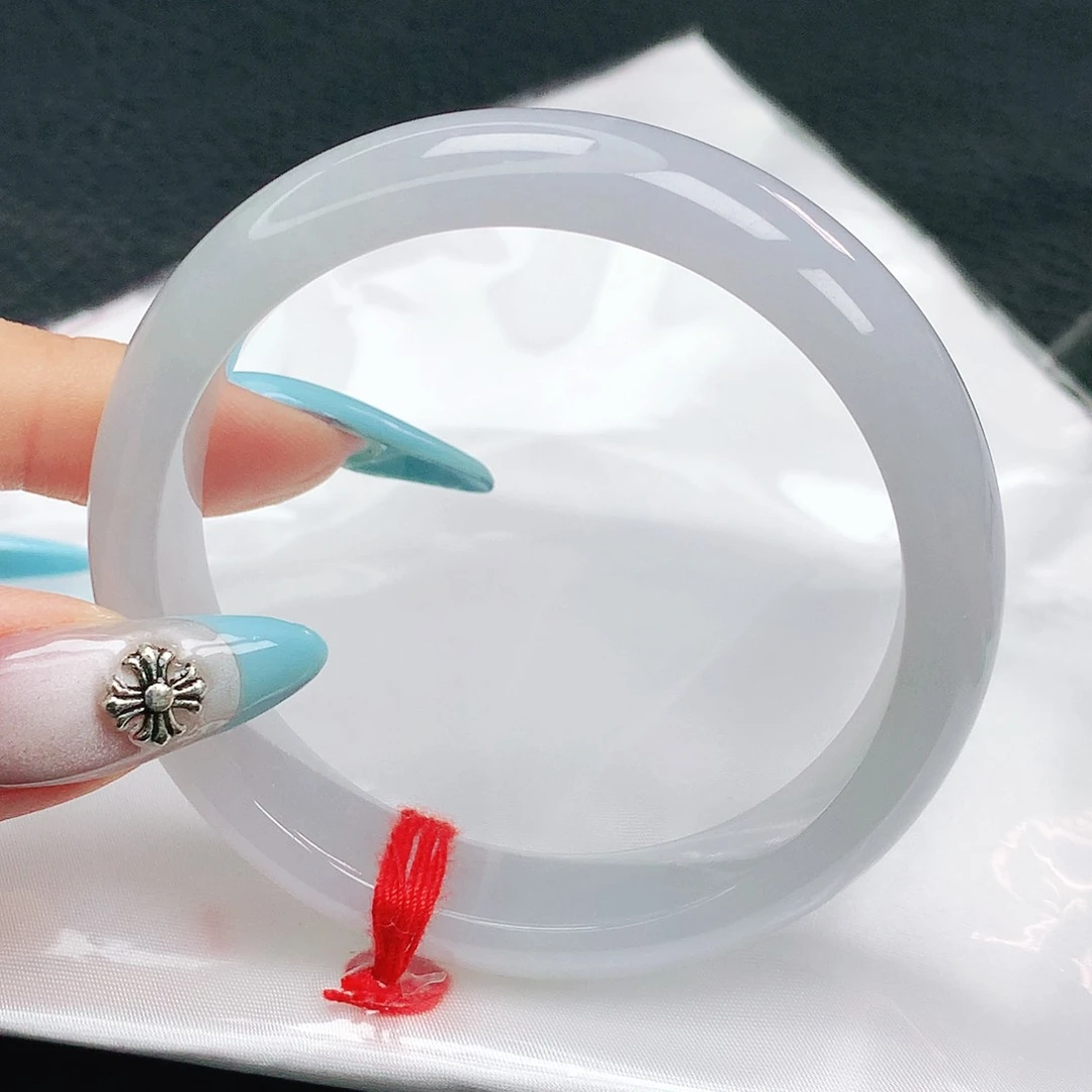 翡翠手镯未镶嵌翡翠53.1冰润正圈