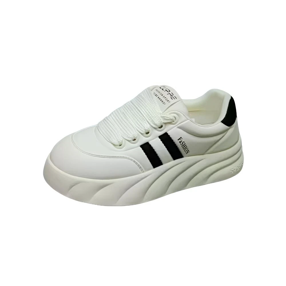 链801-2   22640真皮厚底小白鞋 （标准尺码）