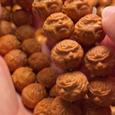 猴头核桃手串抖*仔悟空