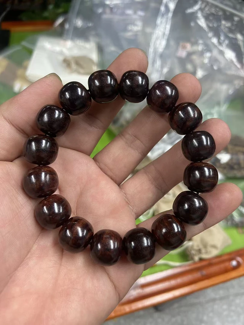1314规格黄花梨海南紫油梨手串