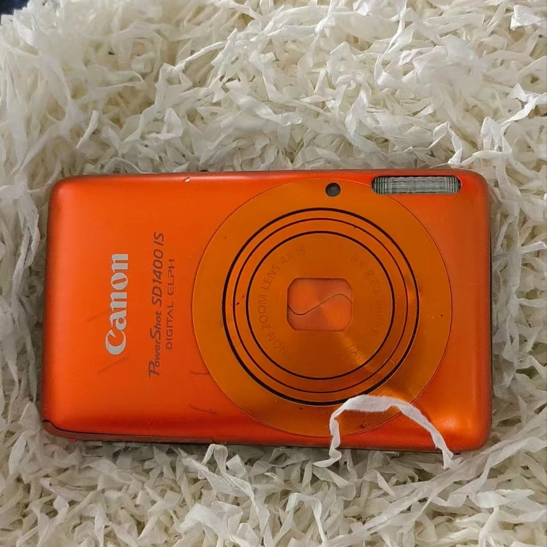 9新 Canon/佳能 IXUS130橙色欧版