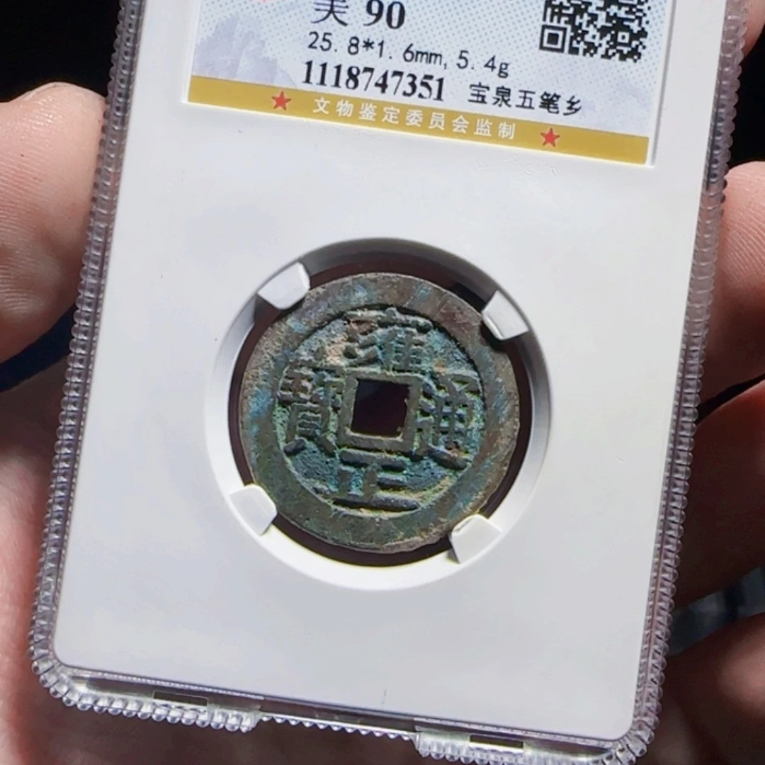 金属XX评级封装盒子币一个