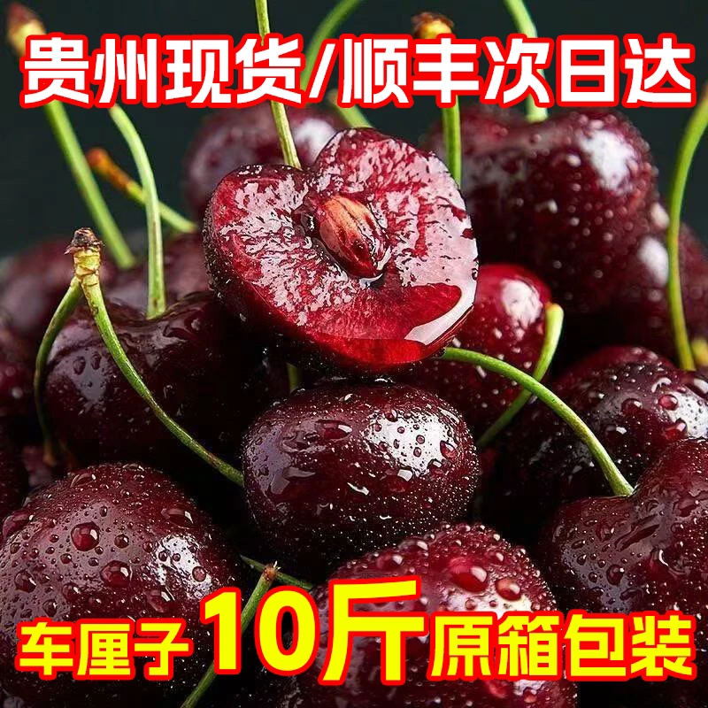 （贵州现货）1J-4J车厘子5-10斤现货顺丰次日达拉宾斯智利车厘子新鲜水果进口当季整箱原箱