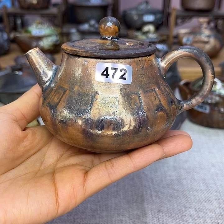 裸柴烧陶瓷手工茶器