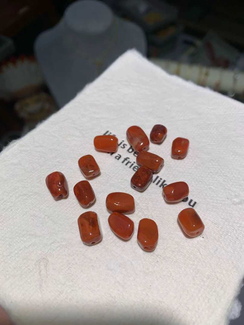 波波南红DIY手工制品381-390