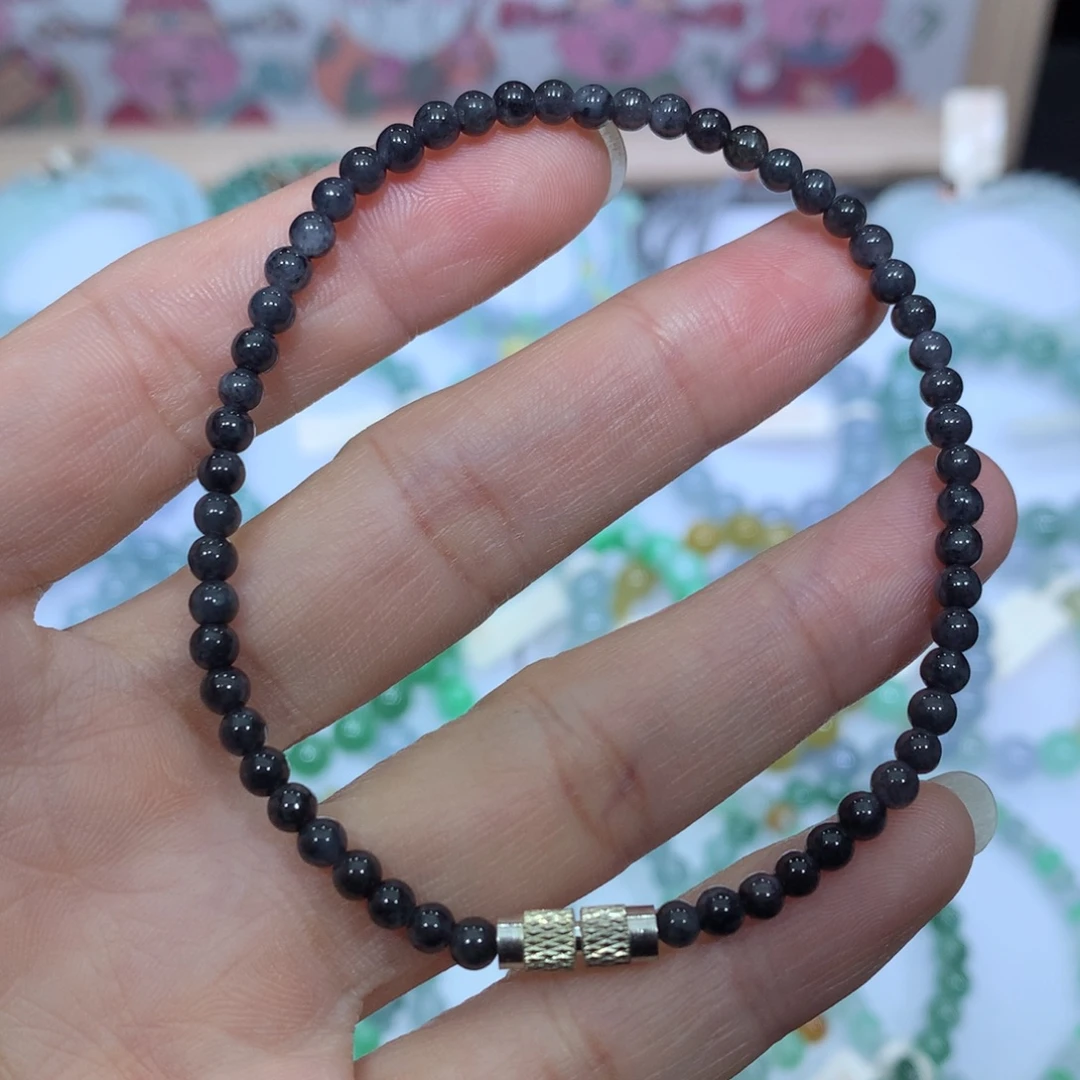 翡翠未镶嵌手链天然