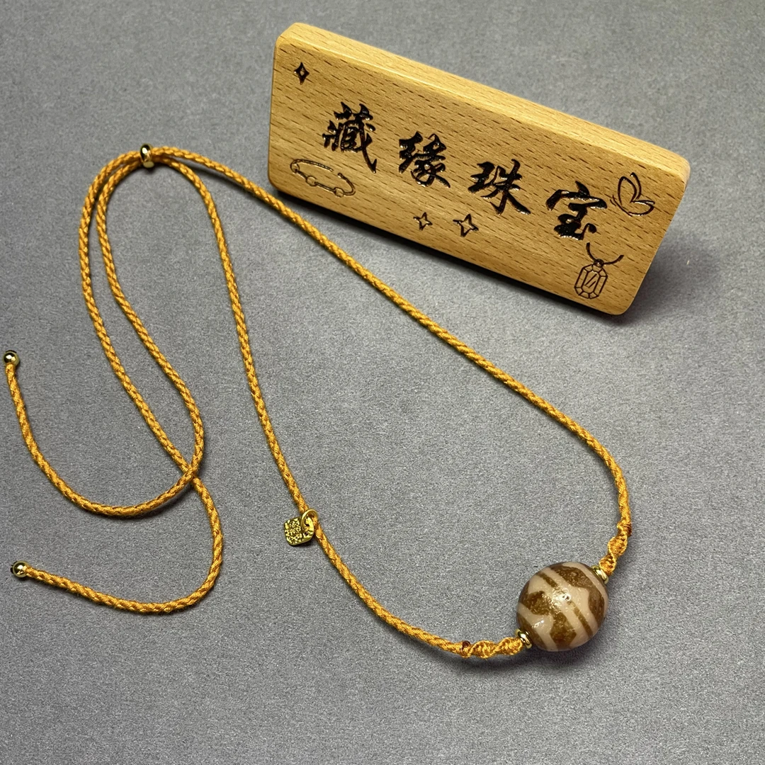 手工双牙达落锁骨链