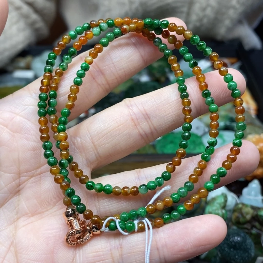 翡翠颈饰未镶嵌项链18号