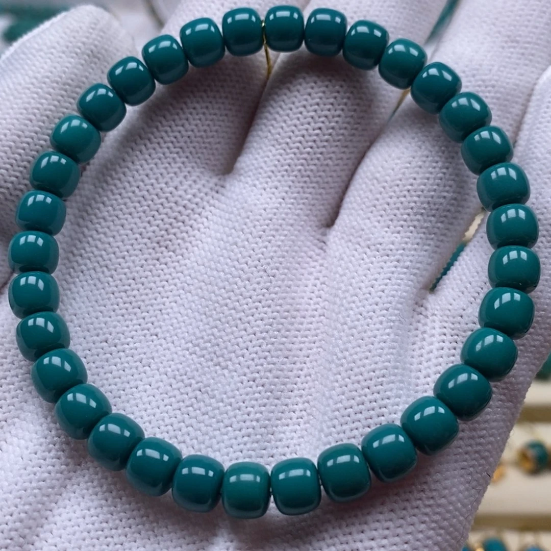 绿松石未镶嵌珠宝奇石老型6.5mm