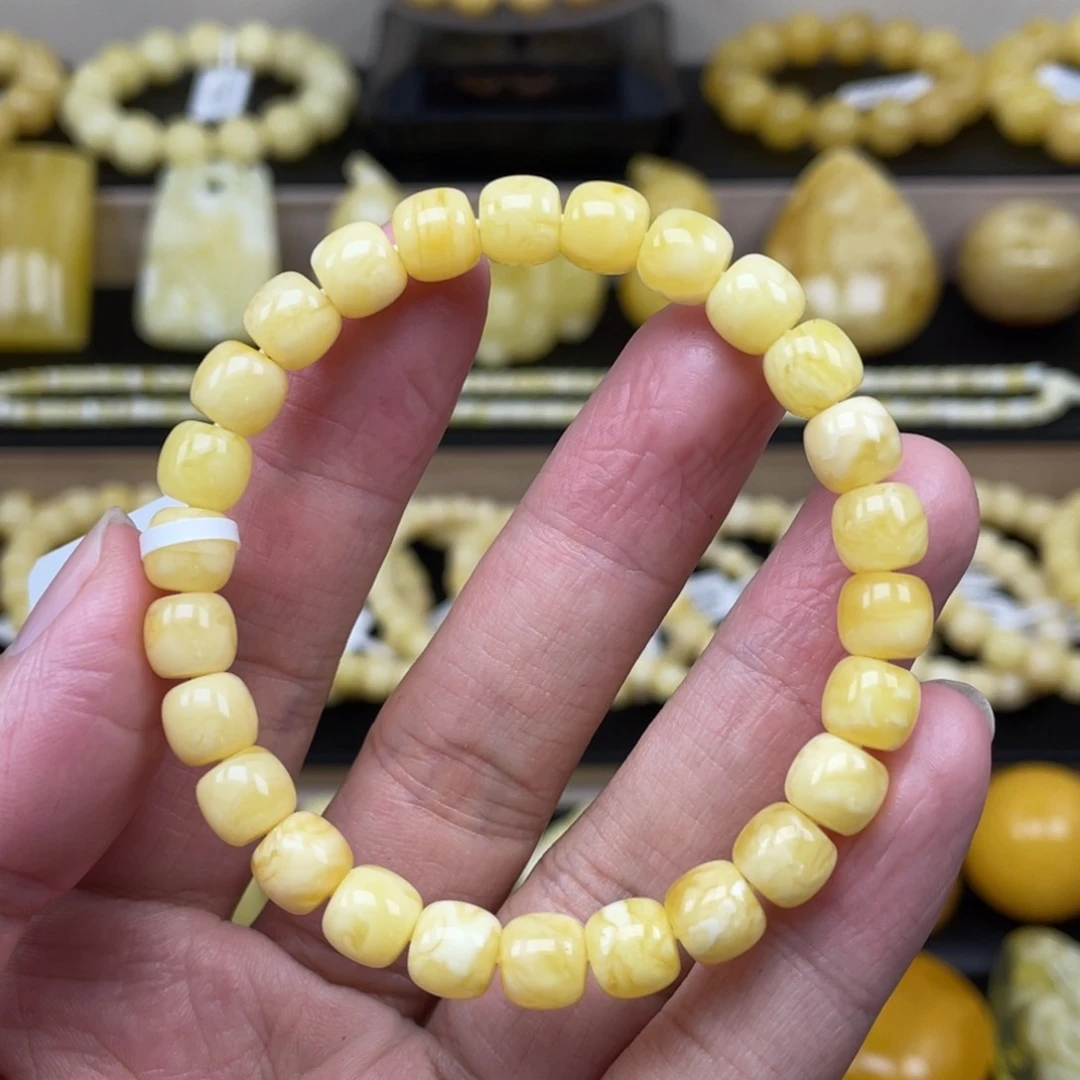 琥珀裸石未镶嵌琥珀蜜蜡