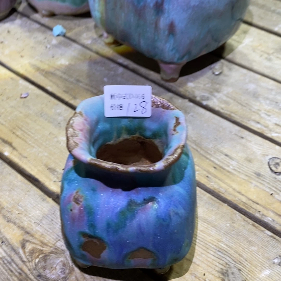 粗砂花盆浅**末新中式D466盆盆盆盆盆