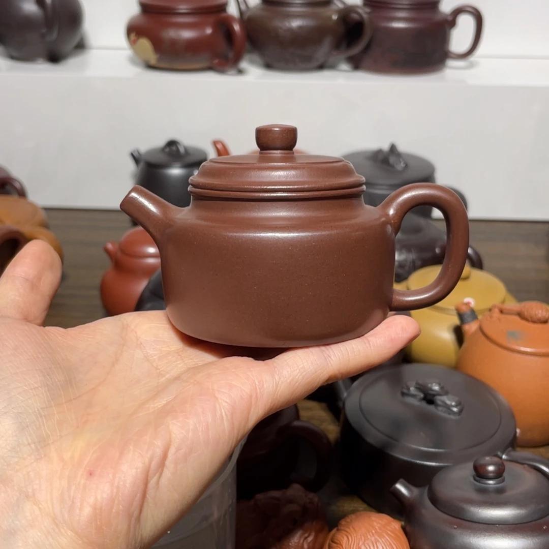 茶壶紫砂宜兴紫砂壶半手工63
