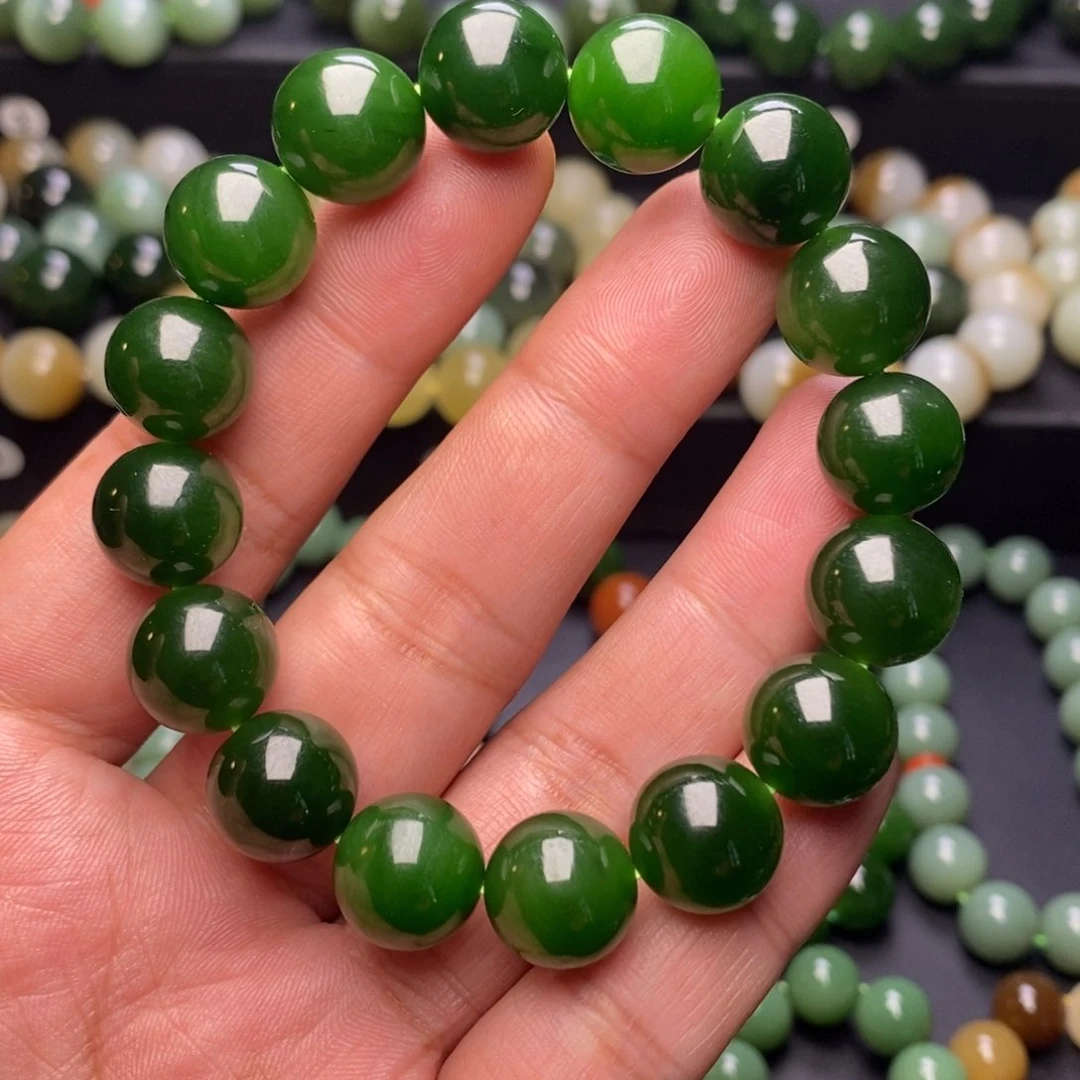 和田玉手串未镶嵌